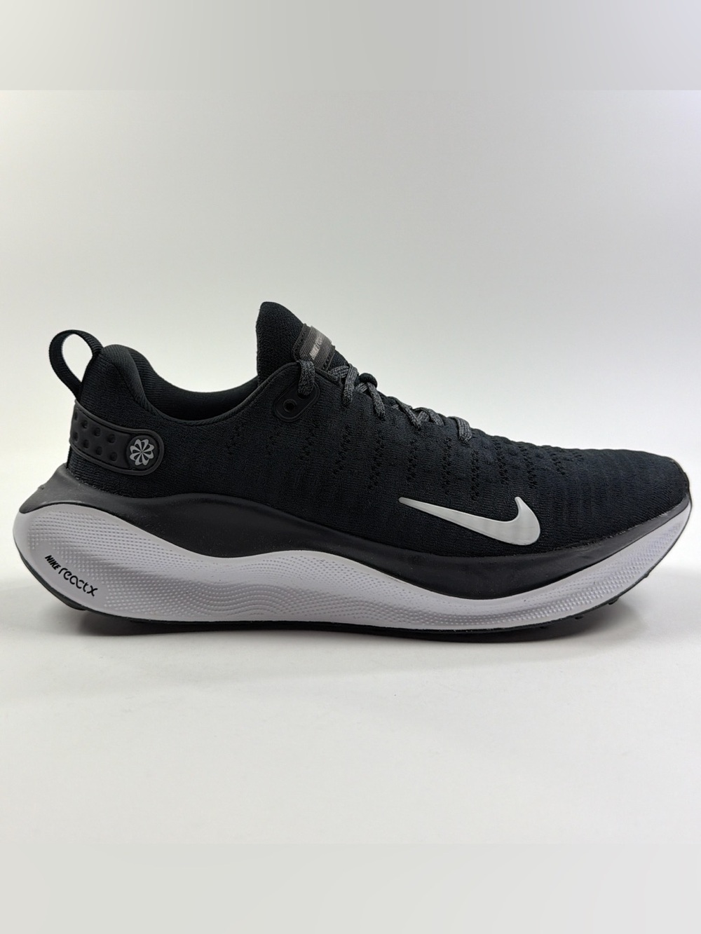 Nike ReactX Infinity Run 4 Black Mens Size 8 Shoes Running Athletic DR2665-001